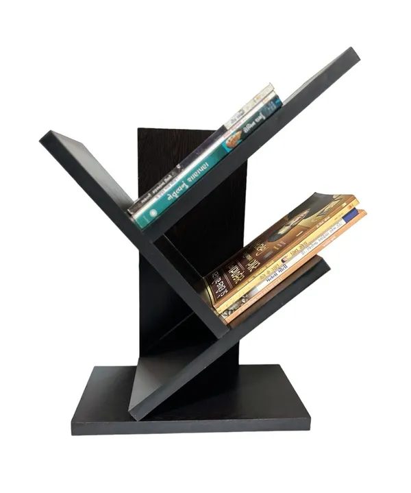 Plank_Reno_Engineered_Wood_Ladder_Book_Shelf_And_Display_Unit_(3_Tier_Black)(Do-It-Yourself)