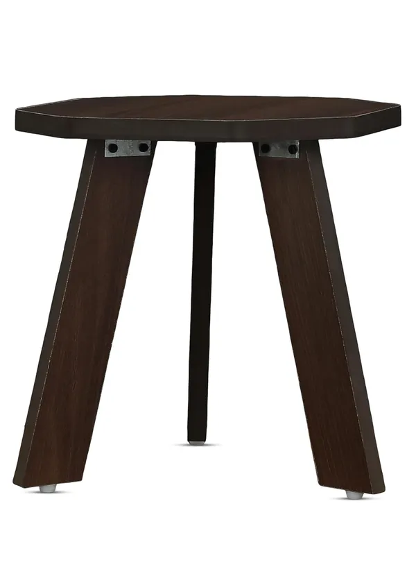 Mini_Hexagonal_Side_Table,_30_Cm,_Matte_Finish,_Modern_Minimalist_Design,_3_Angled_Legs(Do-It-Yourself)