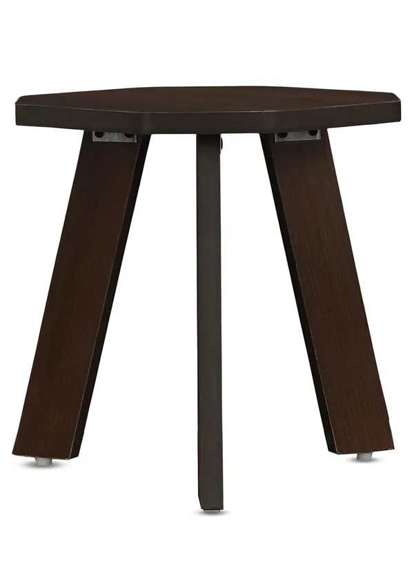 Mini_Hexagonal_Side_Table,_30_Cm,_Matte_Finish,_Modern_Minimalist_Design,_3_Angled_Legs(Do-It-Yourself)