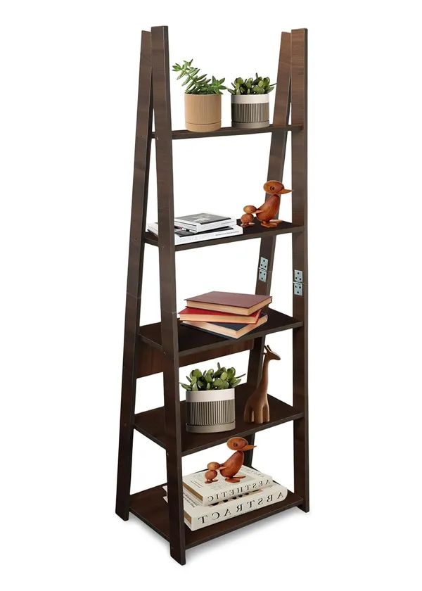 Engineered_Wood_Bookshelf_Multipurpose_Home_Decor_Storage_Rack_Bookcase_Showcase_Organizer_For_Living_Room_Kitchen_(Square_6_Shelf_Bookrack)_(Lader_Dark_Accasiya_)_(Do-It-Yourself)