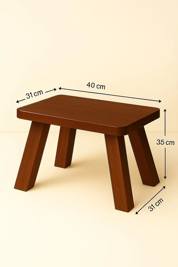 _Modern_Rectangular_Coffee_Table,_Wooden_Center_Table_With_4_Sturdy_Legs,_Matte__Finish_Living_Room,_Office_&_Bedroom_Furniture