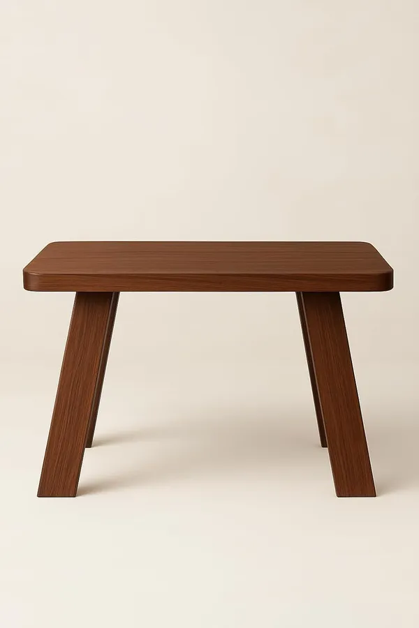 _Modern_Rectangular_Coffee_Table,_Wooden_Center_Table_With_4_Sturdy_Legs,_Matte__Finish_Living_Room,_Office_&_Bedroom_Furniture