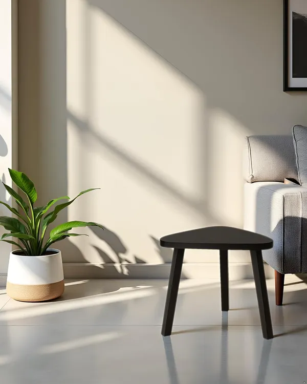 Modern_Triangle_Side_Table,_3-Leg_Small_Coffee_Table,_Wooden_End_Table_For_Living_Room,_Bedroom_&_Office_Black_Finish(Do-It-Yourself)