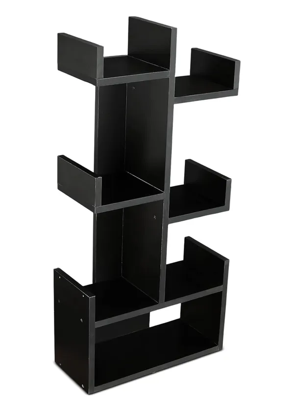 Engineered_Wooden_Book_Rack,Space_Saver_Book_Shelf_For_Home_Living_Room_And_Office_Table_Top_Free_Standing_Organizer,Laminated_Finish_Modern_Book_Shelve_(Do-It-Yourself)_(Kurtiz_Black)