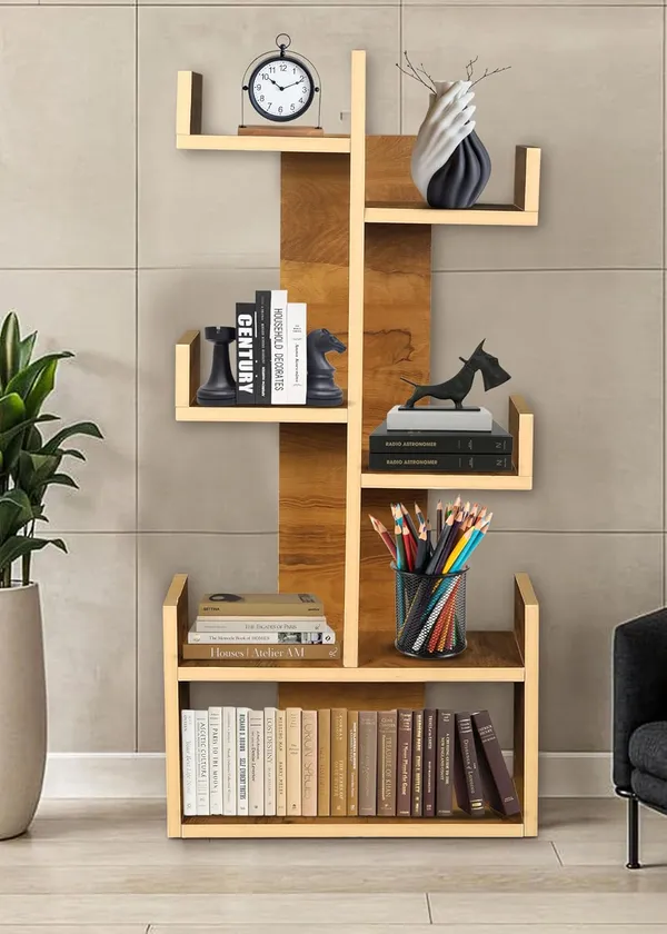 Tree_Bookshelf_Floor_Standing_Bookcase_Free_Standing_Multipurpose_Storage_Rack_For_Books_Magazines_Organizer_Showcase_Diy_(Do-It-Yourself)__(Kurtiz_-__Kurtiz)