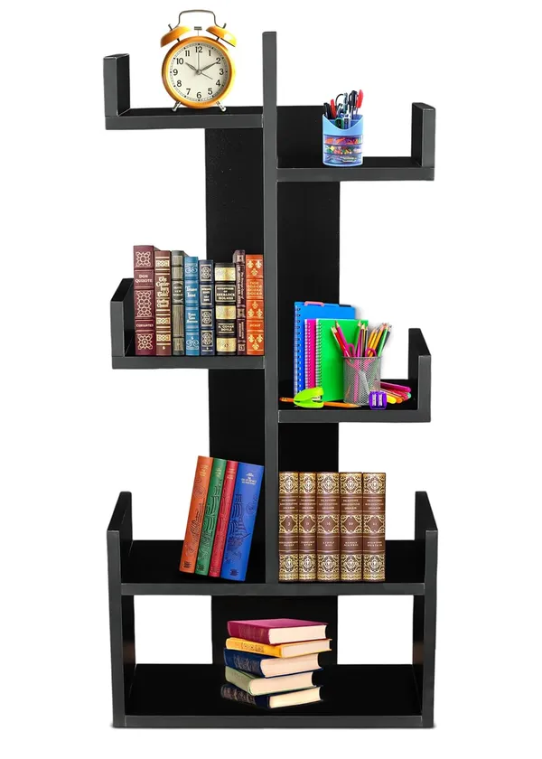 Tree_Bookshelf_Floor_Standing_Bookcase_Free_Standing_Multipurpose_Storage_Rack_For_Books_Magazines_Organizer_Showcase_Diy(Do-It-Yourself)