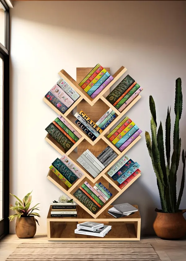Tree_Bookshelf_Floor_Standing_Bookcase_Free_Standing_Multipurpose_Storage_Rack_For_Books_Magazines_Organizer_Showcase_Diy(Do-It-Yourself)_(45000_-__45000)