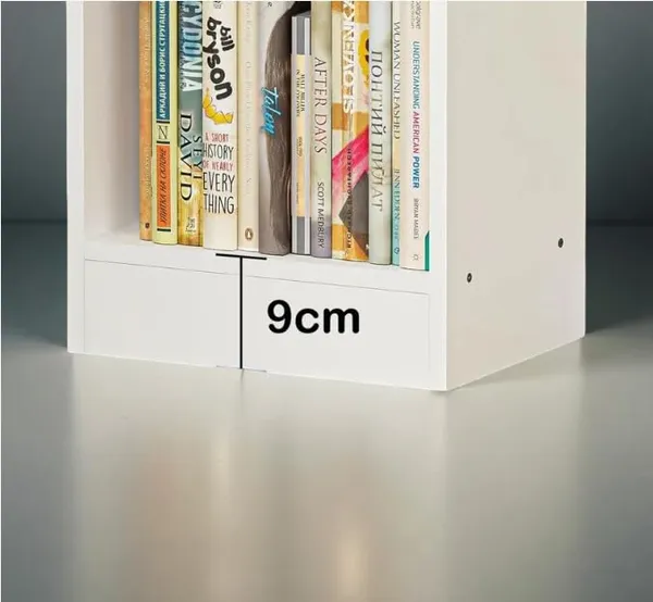 Tree_Bookshelf_Floor_Standing_Bookcase_Free_Standing_Multipurpose_Storage_Rack_For_Books_Magazines_Organizer_Showcase_Diy_(Do-It-Yourself)(3_Tier_-_White_Plain,_3_Tier_Ghodo)