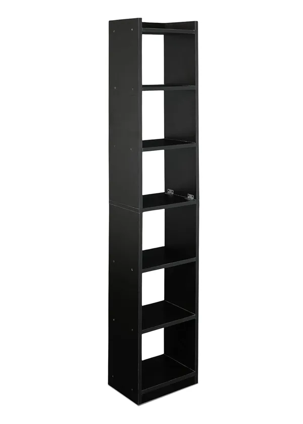 Tree_Bookshelf_Floor_Standing_Bookcase_Free_Standing_Multipurpose_Storage_Rack_For_Books_Magazines_Organizer_Showcase_Diy_(Do-It-Yourself)__(Black)