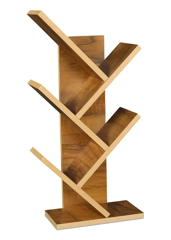Tree_Bookshelf_Floor_Standing_Bookcase_Free_Standing_Multipurpose_Storage_Rack_For_Books_Magazines_Organizer_Showcase_Diy_(Do-It-Yourself)_(5_Tier)