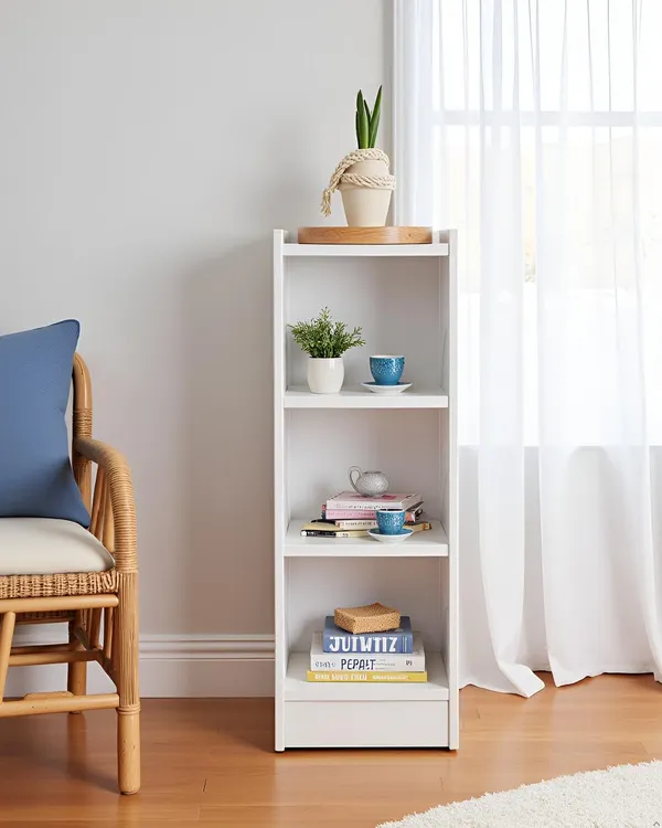 Marble_Tree_Bookshelf_Floor_Standing_Bookcase_Free_Standing_Multipurpose_Storage_Rack_For_Books_Magazines_Organizer_Showcase_Diy_(Do-It-Yourself)_(White_Marble,_3_Tier_Ghodo)