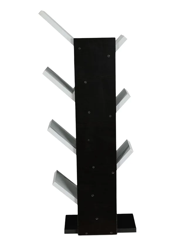 Tree_Bookshelf_Floor_Standing_Bookcase_Free_Standing_Multipurpose_Storage_Rack_For_Books_Magazines_Organizer_Showcase_Diy_(Do-It-Yourself)(7_Tier_-_Bk&Wh,_7_Tier)