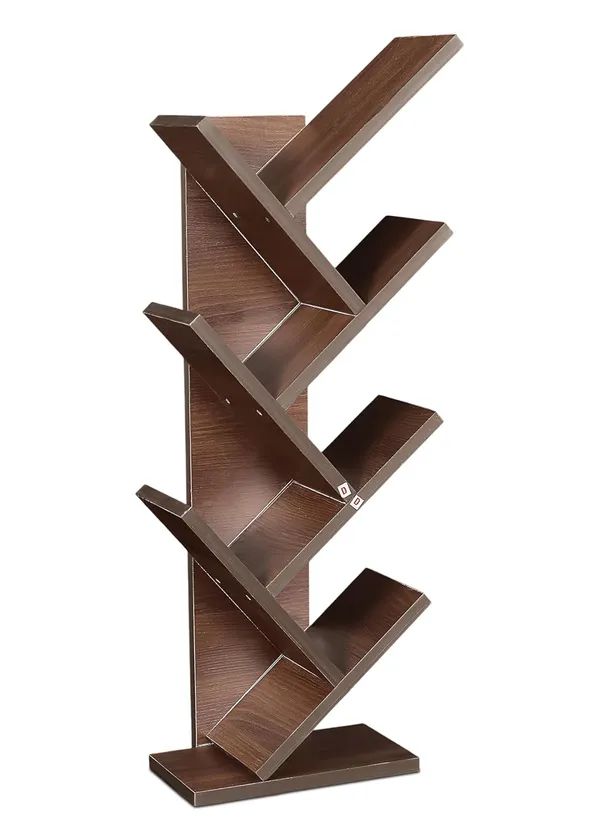 Tree_Bookshelf_Floor_Standing_Bookcase_Free_Standing_Multipurpose_Storage_Rack_For_Books_Magazines_Organizer_Showcase_Diy(Do-It-Yourself)__(7_Tier)
