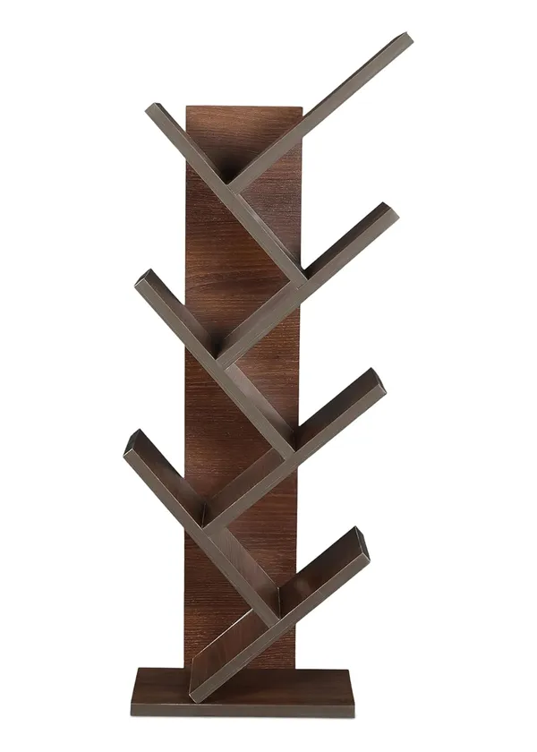 Tree_Bookshelf_Floor_Standing_Bookcase_Free_Standing_Multipurpose_Storage_Rack_For_Books_Magazines_Organizer_Showcase_Diy(Do-It-Yourself)__(7_Tier)