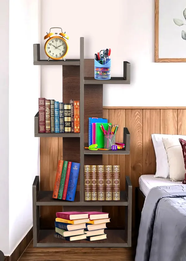 Tree_Bookshelf_Floor_Standing_Bookcase_Free_Standing_Multipurpose_Storage_Rack_For_Books_Magazines_Organizer_Showcase_Diy(Do-It-Yourself)