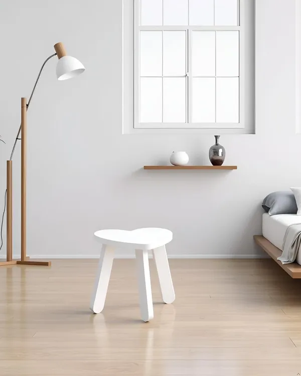 Mini_Heart_Side_Table,_30_Cm,_Matte_Finish,_Modern_Minimalist_Design,_3_Angled_Legs_(Heart_White)(Do-It-Yourself)