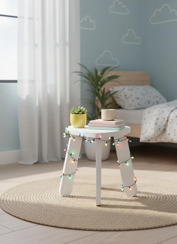 Mini_Heart_Side_Table,_30_Cm,_Matte_Finish,_Modern_Minimalist_Design,_3_Angled_Legs_(Heart_White)(Do-It-Yourself)