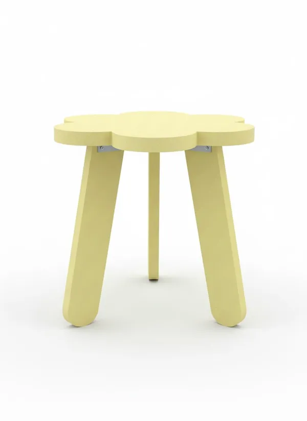 Flower_Ivory_Mini_Flower_Side_Table,_30_Cm,_Matte_Finish,_Modern_Minimalist_Design,_3_Angled_Legs_(Flower_Ivory)(Do-It-Yourself)