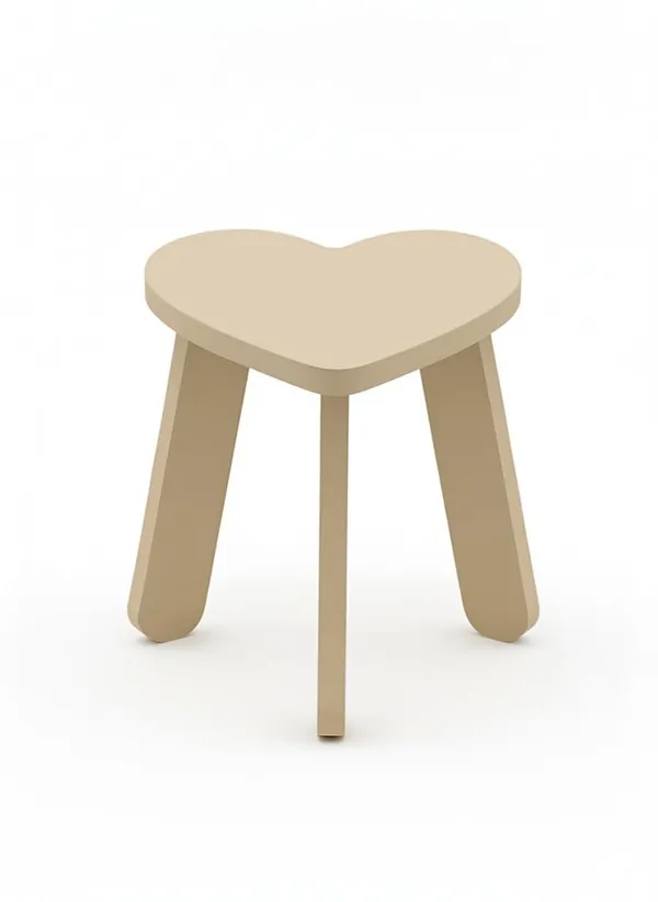 Mini_Heart_Side_Table,_30_Cm,_Matte_Finish,_Modern_Minimalist_Design,_3_Angled_Legs_(Heart_)(Do-It-Yourself)