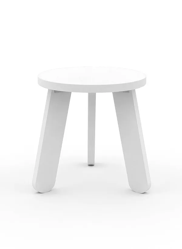 Mini_Round_Side_Table,_30_Cm,_Matte_Finish,_Modern_Minimalist_Design,_3_Angled_Legs_(Round_White)(Do-It-Yourself)