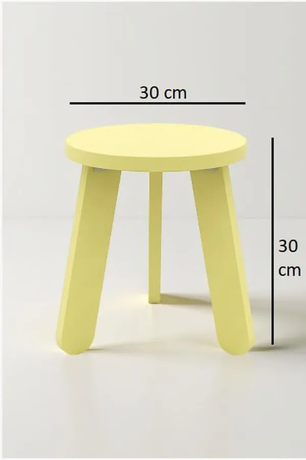 Mini_Round_Side_Table,_30_Cm,_Matte_Finish,_Modern_Minimalist_Design,_3_Angled_Legs_(Round_Ivory)_(Round_Ivory)(Do-It-Yourself)