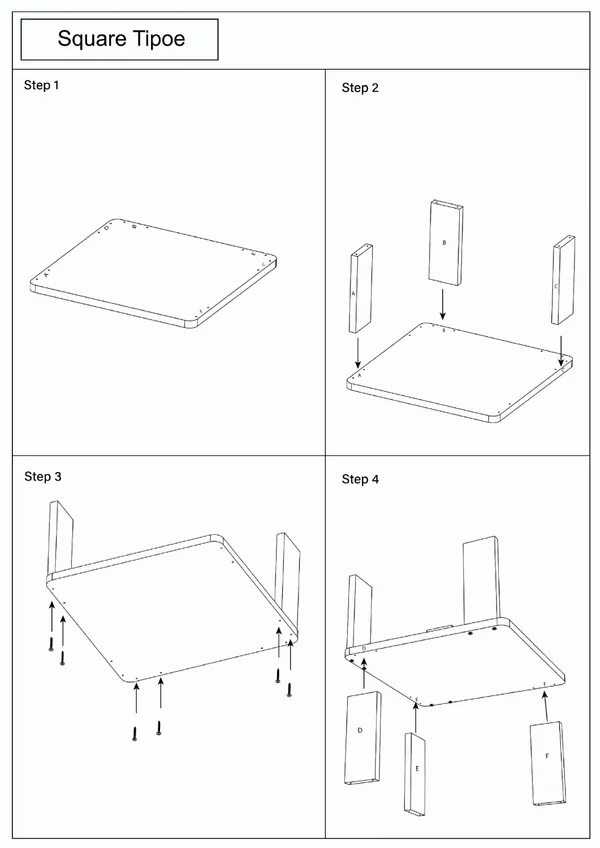 Center_Table_Engineered_Wood_Coffee_Table_(White_Taj_Marble)_Diy(Do-It-Yourself)