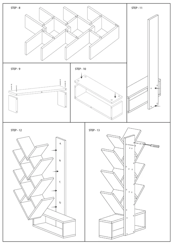 Tree_Bookshelf_Floor_Standing_Bookcase_Free_Standing_Multipurpose_Storage_Rack_For_Books_Magazines_Organizer_Showcase_Diy(Do-It-Yourself)