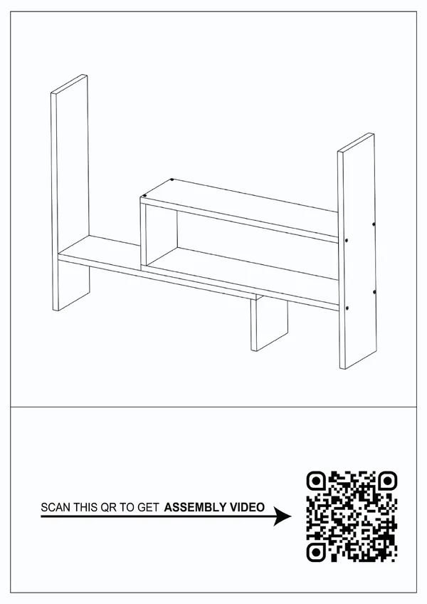 Furniture_Wooden_Bookcase_For_Home_Office_And_Library_Engineering_Wood_Space_Saving_Bookrack_Freestanding_Books_Holder_Stylish_And_Modern_Book_Organizer(Square_3_Step)_Diy(Do-It-Yourself)