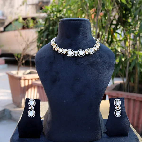18K_Gold_Plated_925_Sterling_Silver_Eterna_Polki_Statement_Necklace_Set_with_Earrings_for_Women