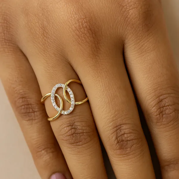 18K_Gold_Plated_925_Sterling_Silver_Linked_Brilliance_Ring_For_Women
