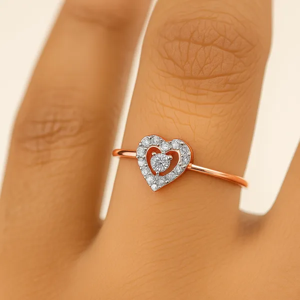 18K_Gold_Plated_925_Sterling_Silver_Diamond_Heartbeat_Ring_For_Women