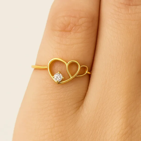 18K_Gold_Plated_925_Sterling_Silver_Heart_Of_Gold_Ring_For_Women