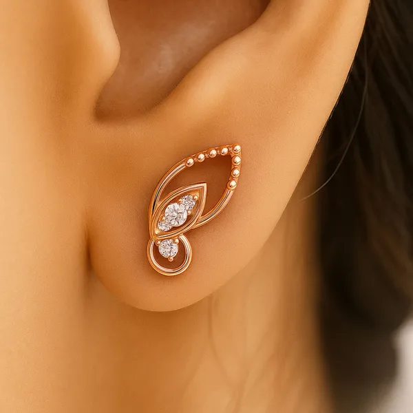 18K_Gold_Plated_925_Sterling_Silver_Whispering_Wings_Studs_Earrings_For_Women