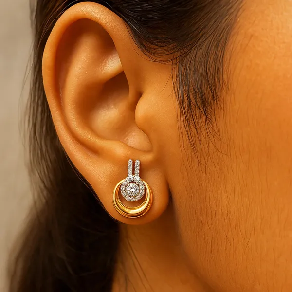 18K_Gold_Plated_925_Sterling_Silver_Circular_Harmony_Earrings_For_Women