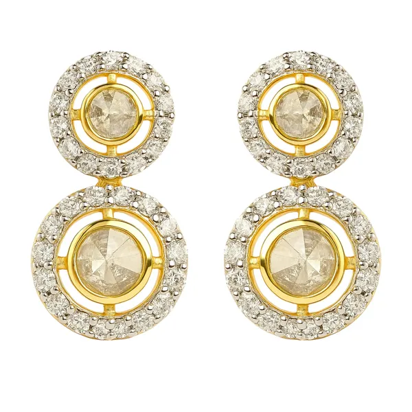 18K_Gold_Plated_925_Sterling_Silver_Gilded_Orbit_Polki_Earring_For_Women