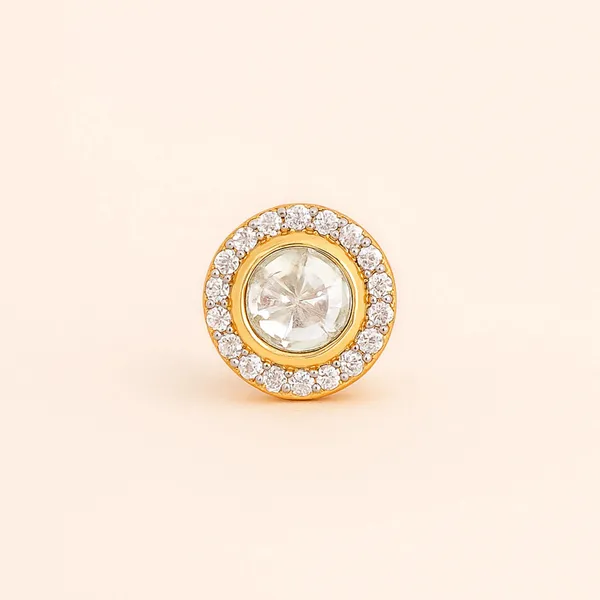 18K_Gold_Plated_925_Sterling_Silver_Radiant_Orbit_Polki_Earring_For_Women
