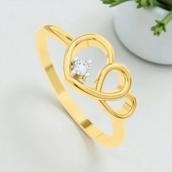 18K_Gold_Plated_925_Sterling_Silver_Heart_Of_Gold_Ring_For_Women