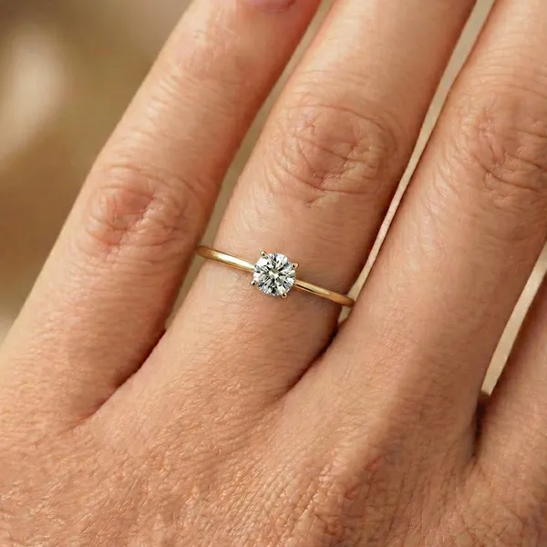 18K_Gold_Plated_925_Sterling_Silver_True_Light_Solitaire_CZ_Ring_For_Women