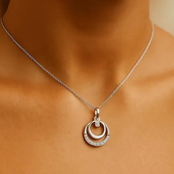 Sterling_Silver_Celeste_Dual_Circle_Pendant_Only_with_CZ_Stones_for_Women_With_Chain