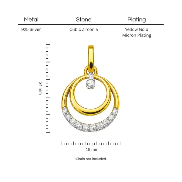 18K_Gold_Plated_925_Sterling_Silver_Celeste_Dual_Circle_Pendant_Only_with_CZ_Stones_for_Women_With_Chain