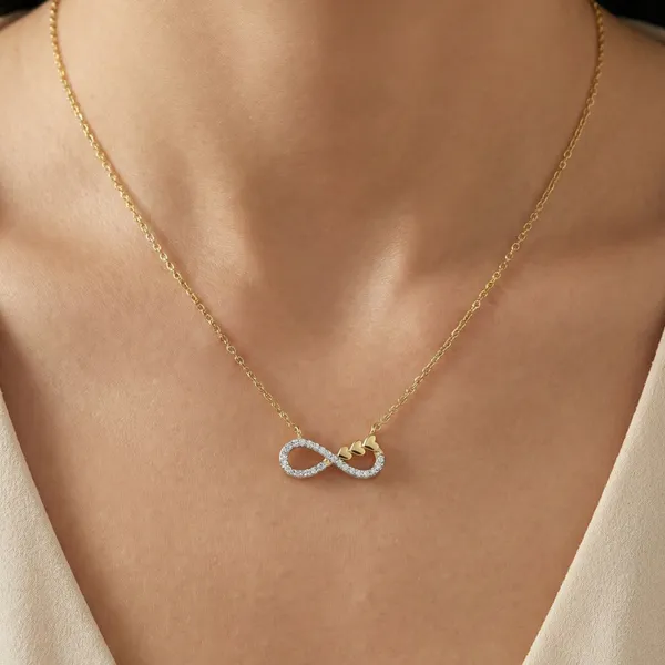 18K_Gold_Plated_925_Sterling_Silver_Heartline_Infinity_Necklace_CZ_Stones_for_Women_With_Chain