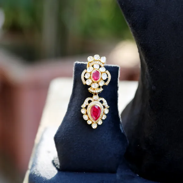 18K_Gold_Plated_925_Sterling_Silver_Ruby_Crest_Polki_Choker_Set_with_Earrings_for_Women