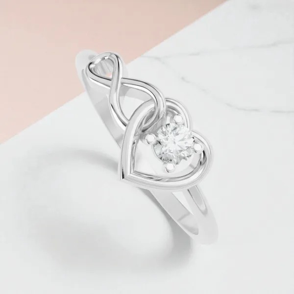 Sterling_Silver_Infinite_Love_Heart_Ring_For_Women