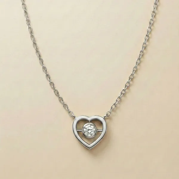 925_Sterling_Silver_Inner_Glow_Heart_Necklace_CZ_Stones_for_Women_With_Chain