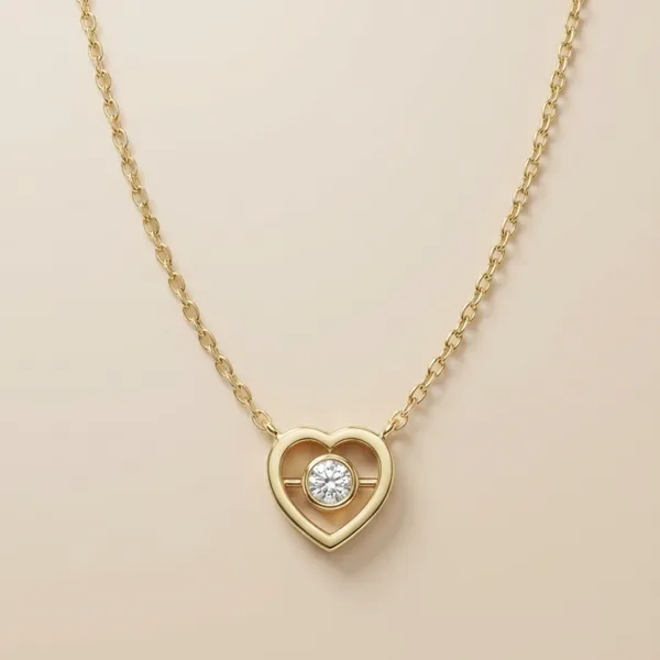 18K_Gold_Plated_925_Sterling_Silver_Inner_Glow_Heart_Necklace_For_Women_With_Chain