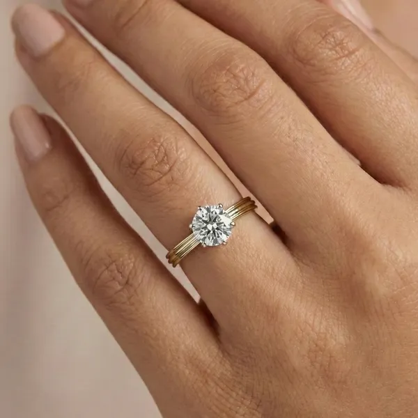 18K_Gold_Plated_925_Sterling_Silver_Pureline_Solitaire_CZ_Ring_For_Women