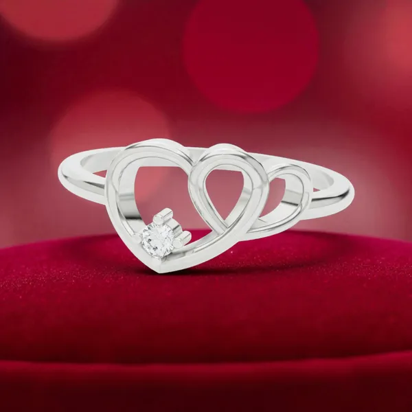 Sterling_Silver_Heart_Of_Gold_Ring_For_Women