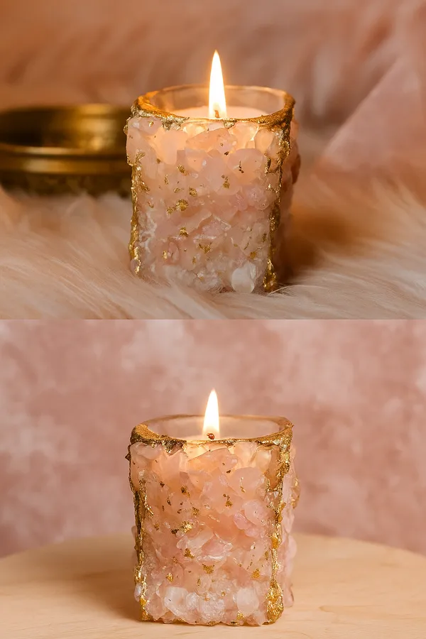 CUPID’S_WHISPER_Rose_Quartz_Small_Crystal_Candle_–_1_Wick_Luxury_Soy_Wax_Candle_for_Love,_Positivity_&_Romance_|_Hand-Decorated_with_Natural_Rose_Quartz_Crystals