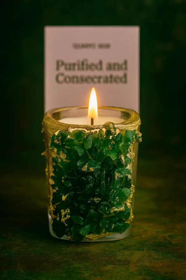 GREEN_GLORY_Jade_Quartz_Small_Crystal_Candle_–_1_Wick_Soy_Wax_Candle_for_Abundance,_Luck_&_Inner_Harmony_|_Hand-Decorated_Crystal-Infused_Candle