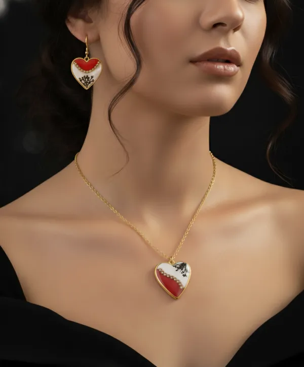 Multicolor_Crimson_Heart_Jewellery_Set_For_Women